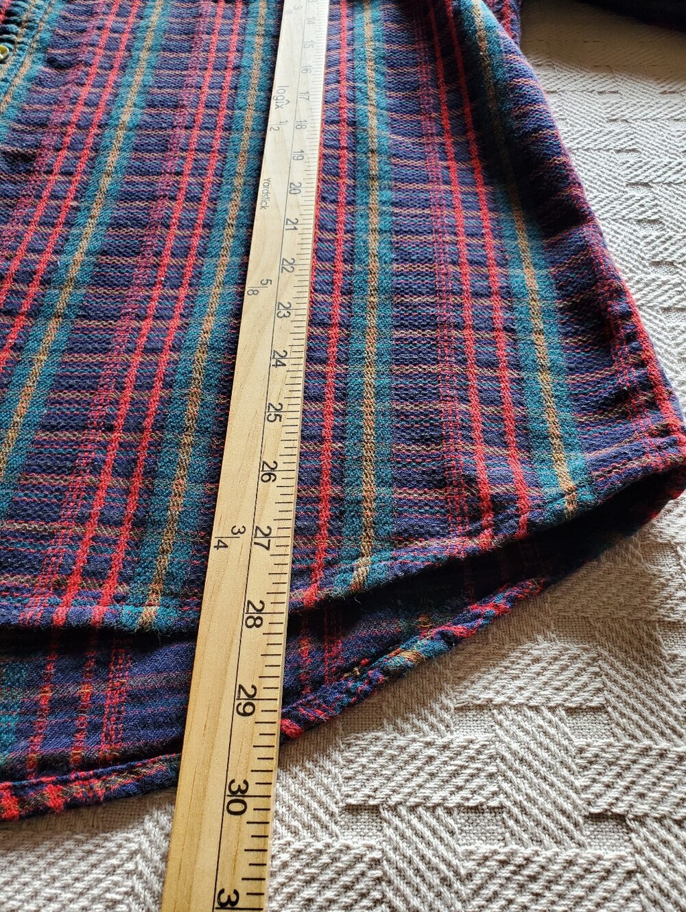 Carbon 2 Cobalt Men's Upper Echelon Plaid Flannel Shacket Shirt Jacket XL - Picture 9 of 13